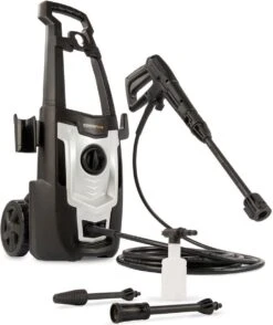 Powerplus POWXG90405 Hogedrukreiniger - 1400W - Max. 110 Bar - 390 L/h - Incl. 5m Slang En Accessoires - Excl. Terrasreiniger - Reiniger Voor Auto, Fiets En Meubelen