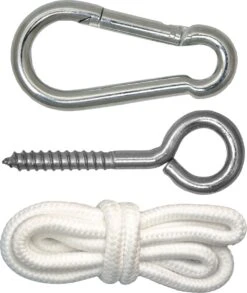 Metalen Ophangset Tot 160kg - Massieve Bevestiging Set Voor Hangstoel Hangmat - Plafond Wand Montage -Tuin En Buiten 1013x1200