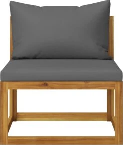 Decoways - 7-delige Loungeset Met Kussens Massief Acaciahout -Tuin En Buiten 1018x1200