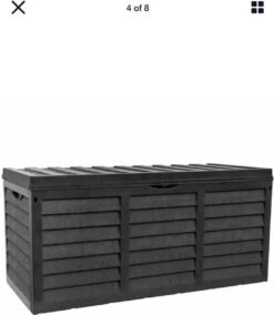 Grote Tuinkussen Opbergbox 320l UV-bestendig En Winterharde Tuinbox Met Wielen -Tuin En Buiten 1043x1200