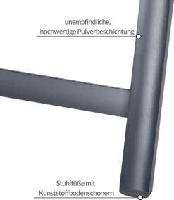 Casaria Tuinstoel Aluminium - 2 Stuks Inklapbaar - Antraciet -Tuin En Buiten 1043x1200 3