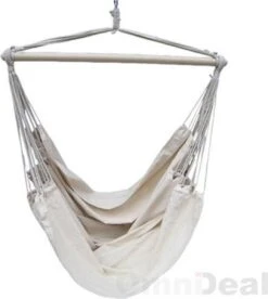 XXL 2 Persoons Hangstoel 185x130 - Zit Hangmat Met Spreidstok Tot 150 Kg - Binnen En Buiten -Tuin En Buiten 1075x1200 2