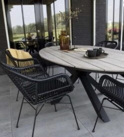 Ovale Tuintafel Cyprus 180cm | Wood | Polywood & Aluminium -Tuin En Buiten 1091x1200 3