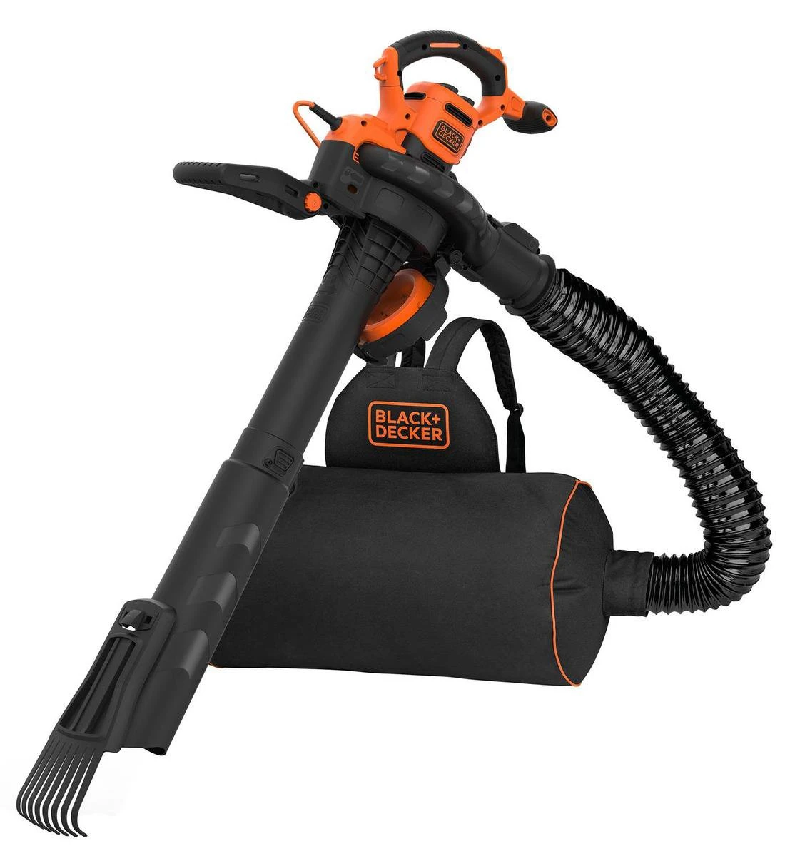 Black & Decker BLACK+DECKER BEBLV301 Bladblazer - Blaas En Zuigfunctie - Rugzak Als Opvangzak 2 Black & Decker BLACK+DECKER BEBLV301 Bladblazer - Blaas En Zuigfunctie - Rugzak Als Opvangzak - Afbeelding 2