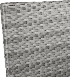 Casaria Polyrattan Tuinstoelen – 4 Stuks Stapelbaar – Grijs -Tuin En Buiten 1102x1200 2