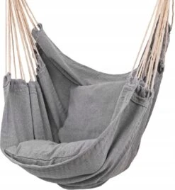 RENALUX Hangstoel Buiten En Binnen - Hangstoel Voor Binnen - Hangstoel Zonder Standaard - Hangstoel Cocoon - Gratis 2 Zachte Kussens - 150 KG - Grijs -Tuin En Buiten 1107x1200 1