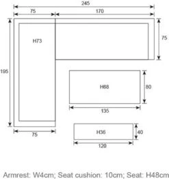 Blakes Lounge Diningset - 4 Delig - Donker Grijs -Tuin En Buiten 1132x1200 1