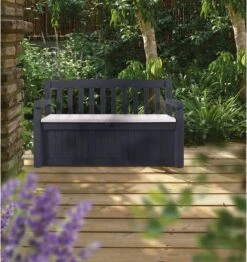 Keter Eden Garden Bench Opbergbank - 265L - 140x60x84cm - Zwart/Grijs 15 Keter Eden Garden Bench Opbergbank - 265L - 140x60x84cm - Zwart/Grijs -Tuin En Buiten 1132x1200 2
