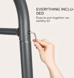 Blumfeldt Palermo Schommelbank - Hollywoodschommel 130 X 207 Cm - Ligbed Met Dak - Schommelstoel Voor 2 Personen - Tuinbank Inclusief Nekkussens - Stalen Frame En Polyester Dak - Grijs -Tuin En Buiten 1134x1200 2