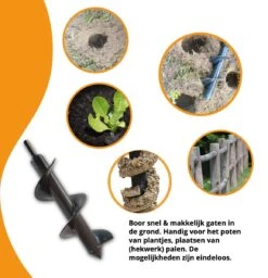 Grondboor Voor Boormachine - 8x25 Cm - Zwart -Tuin En Buiten 1157x1200 4