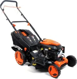 FUXTEC Grasmaaier Benzine - 46cm - Zelfrijdend / Zelftrekkend / Achterwielaandrijving - Mulchfunctie - Opvangbak 50L - FX-RM4646 -Tuin En Buiten 1174x1200 2