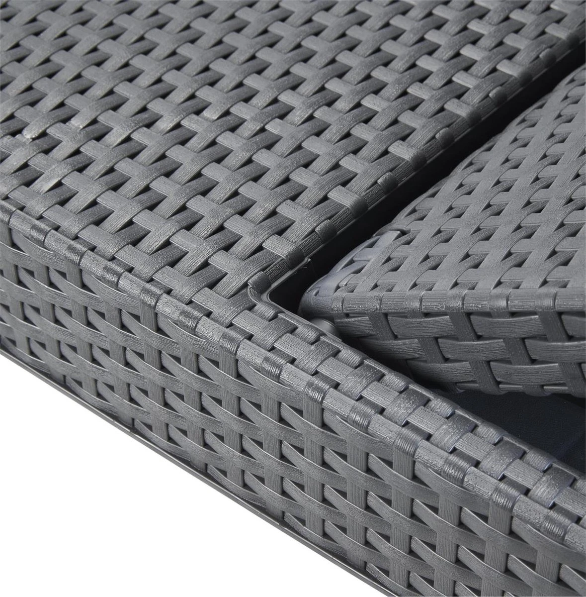 Allibert Jaipur Ligbed - 58x187,5x29 Cm - Grafiet 4 Allibert Jaipur Ligbed - 58x187,5x29 Cm - Grafiet - Afbeelding 4