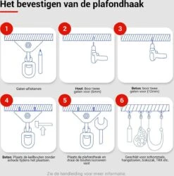 Ophangsysteem - Plafondhaak RVS - Ophanghaak TRX - Hangstoel Buiten - Hangstoel Binnen – Schommelstoel - Schommel - Bokszakken - RVS - 300kg 15 Ophangsysteem - Plafondhaak RVS - Ophanghaak TRX - Hangstoel Buiten - Hangstoel Binnen – Schommelstoel - Schommel - Bokszakken - RVS - 300kg -Tuin En Buiten 1186x1200 2