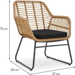 Milton & Oldbrook Tuinset 4-delig Kilsund Naturel -Tuin En Buiten 1196x1200