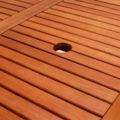 Merkloos Tuintafel Acaciahout - 160x85x75cm - FSC-gecertificeerd 11 Merkloos Tuintafel Acaciahout - 160x85x75cm - FSC-gecertificeerd -Tuin En Buiten 1198x1200 14