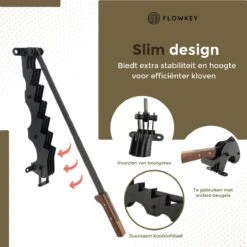 Flowkey® Houtklover XL - Houtsplijter Bijl - Houtkliever Kloofwig Gietijzer - Voor Hout & Aanmaakhout - Inclusief Gratis Bevestigingsset -Tuin En Buiten 1199x1200 5