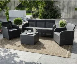 Keter Tuinbank 2-zits Rosalie Grafietkleurig -Tuin En Buiten 1200x1005 6