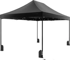 Easy Up 3x4,5m Zwart Luxe Partytent Opvouwbaar -Tuin En Buiten 1200x1027