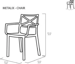 Keter Metalix Tuinstoelen - 4 Stuks - 53,3x60,2x81,3 Cm - Zwart 11 Keter Metalix Tuinstoelen - 4 Stuks - 53,3x60,2x81,3 Cm - Zwart -Tuin En Buiten 1200x1027 3
