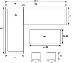 Merkloos Rivièra | Loungeset Hoekset Dining Set Tuinset | Wicker | Hoekbank, Hoge Tuintafel, 2 Hockers | 6 Zitplaatsen -Tuin En Buiten 1200x1040