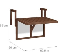 Relaxdays Balkontafel Inklapbaar - Klaptafel Balkon - Tafel Reling - Hangtafel Hout 20 Relaxdays Balkontafel Inklapbaar - Klaptafel Balkon - Tafel Reling - Hangtafel Hout -Tuin En Buiten 1200x1060 4