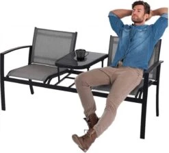 Pro Garden ProGarden Tuinbankje Met Tafel Tweepersoons 7 Pro Garden ProGarden Tuinbankje Met Tafel Tweepersoons -Tuin En Buiten 1200x1081 1