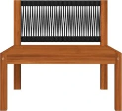 Decoways - 5-delige Loungeset Met Kussens Massief Acaciahout Crèmekleurig -Tuin En Buiten 1200x1084