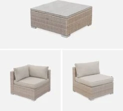 Alice's Garden Loungeset Napoli - 5 Plaatsen - Wicker - 6 Elementen - Beige/Beige 14 Alice's Garden Loungeset Napoli - 5 Plaatsen - Wicker - 6 Elementen - Beige/Beige -Tuin En Buiten 1200x1088 1