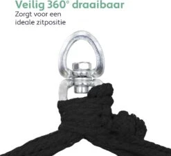 Vita5 XXL Hangstoel | Binnen&Buiten Hangnest | Incl. 2 Kussens En Boekenvak | Volwassenen&Kinderen | Hangmatstoel Tot 225kg | Grijs 20 Vita5 XXL Hangstoel | Binnen&Buiten Hangnest | Incl. 2 Kussens En Boekenvak | Volwassenen&Kinderen | Hangmatstoel Tot 225kg | Grijs -Tuin En Buiten 1200x1094 4