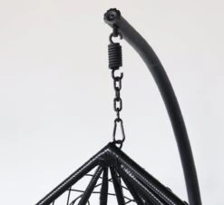 Egg Hangstoel Roundabout Zwart -Tuin En Buiten 1200x1098 3