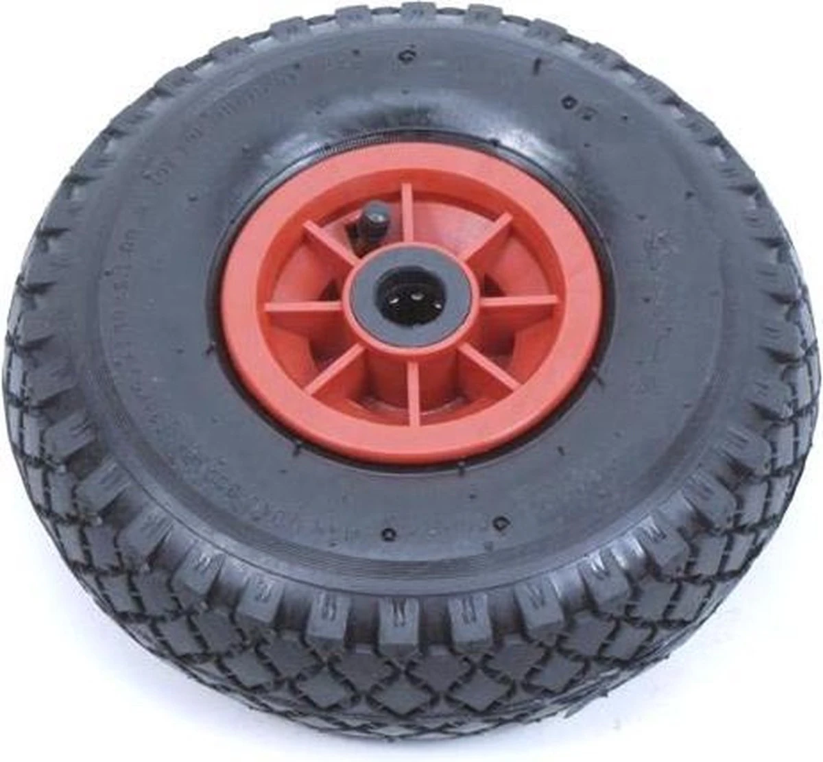 Benson Bolderkarwiel Steekwagenwiel Met Luchtband 3.00-4 | Asgatdiameter 20mm Rollager | Hoogte Wiel 26cm 5 Benson Bolderkarwiel Steekwagenwiel Met Luchtband 3.00-4 | Asgatdiameter 20mm Rollager | Hoogte Wiel 26cm - Afbeelding 5