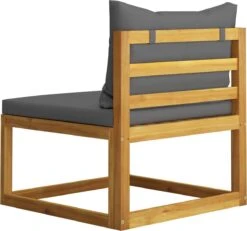 Decoways - 7-delige Loungeset Met Kussens Massief Acaciahout -Tuin En Buiten 1200x1120