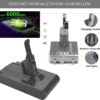 Vervangende Accu Batterij Geschikt Voor Dyson V8 Steelstofzuiger - 21.6V 6000mAh - V8 - SV10 - V8 Absolute – Fluffy – Animal – Dier – Geschikt Geschikt Voor Dyson Batterij