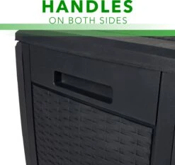 Opbergbox 310L UV-Bestendig Weerbestendig Wielen Tuinbox Rotan-look Antraciet 24 Opbergbox 310L UV-Bestendig Weerbestendig Wielen Tuinbox Rotan-look Antraciet -Tuin En Buiten 1200x1131 2