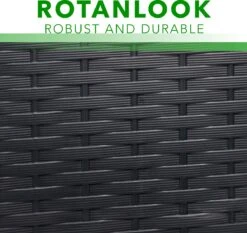 Opbergbox 310L UV-Bestendig Weerbestendig Wielen Tuinbox Rotan-look Antraciet 22 Opbergbox 310L UV-Bestendig Weerbestendig Wielen Tuinbox Rotan-look Antraciet -Tuin En Buiten 1200x1131