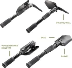 MacGyver Pikhouweelset En Schep - Opvouwbaar Pioniersschep - Zaag - Veldschep Inklapbaar - IJzer -Tuin En Buiten 1200x1134 3