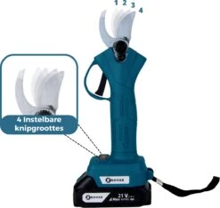 NovarGarden® Elektrische Snoeischaar NG1 - 2x Accu - Elektrisch - Takkenschaar - Op Batterij - 28mm -Tuin En Buiten 1200x1136 1