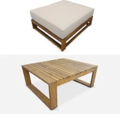 Alice's Garden Loungeset Mendoza - Acacia - 5 Plaatsen - Beige -Tuin En Buiten 1200x1147