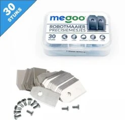 Mesjes Voor Husqvarna Automower - Reservemessen Voor Gardena Robotmaaier - 30st - RVS - Plastic Box - Megoo® -Tuin En Buiten 1200x1155