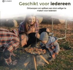 Flowkey® Houtklover XL - Houtsplijter Bijl - Houtkliever Kloofwig Gietijzer - Voor Hout & Aanmaakhout - Inclusief Gratis Bevestigingsset -Tuin En Buiten 1200x1158 3