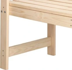 Merkloos Springos Tuinbank | Tuinbankje | Zitbank Buiten | Naaldhout | 119 X 78 X 45 Cm | Licht -Tuin En Buiten 1200x1162 4