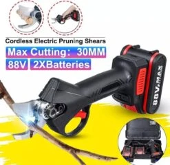 Accu Snoeischaar-88 VOLT-9000 MAh-COMPLETE SET-Professioneel-Hovenier-Tuinman 11 Accu Snoeischaar-88 VOLT-9000 MAh-COMPLETE SET-Professioneel-Hovenier-Tuinman -Tuin En Buiten 1200x1168