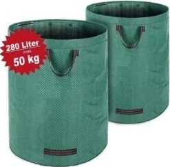 Gardebruk Tuinafvalzak - 2 Stuks 280L – 77x67cm/Opvouwbaar - Groen -Tuin En Buiten 1200x1175 1