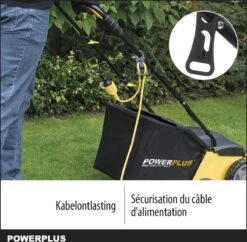 Powerplus POWXG7513 Elektrische Verticuteermachine - Mos Verwijderaar - 1400W - 320mm Maaibreedte - 45L Opvangbak - Incl. Gazonbeluchter/grasbeluchter -Tuin En Buiten 1200x1177 2