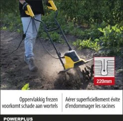 Powerplus POWXG72010 Tuinfrees - 1500W - Werkbreedte 450mm - Werkdiepte Max. 220mm - Incl. 6 Messen En Wielen -Tuin En Buiten 1200x1179 10