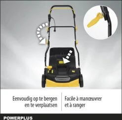 Powerplus POWXG7516 Elektrische Verticuteermachine - Mos Verwijderaar - 1800W - 360mm Maaibreedte- 45L Opvangbak - Incl. Gazonbeluchter/grasbeluchter -Tuin En Buiten 1200x1179 7