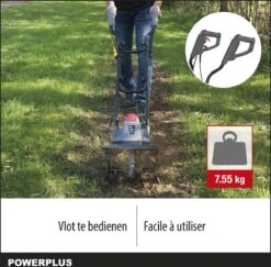 Powerplus POWEG7010 Tuinfrees - 1050W - Werkbreedte 320mm - Werkdiepte Max. 220mm - Incl. 4 Messen -Tuin En Buiten 1200x1180 1
