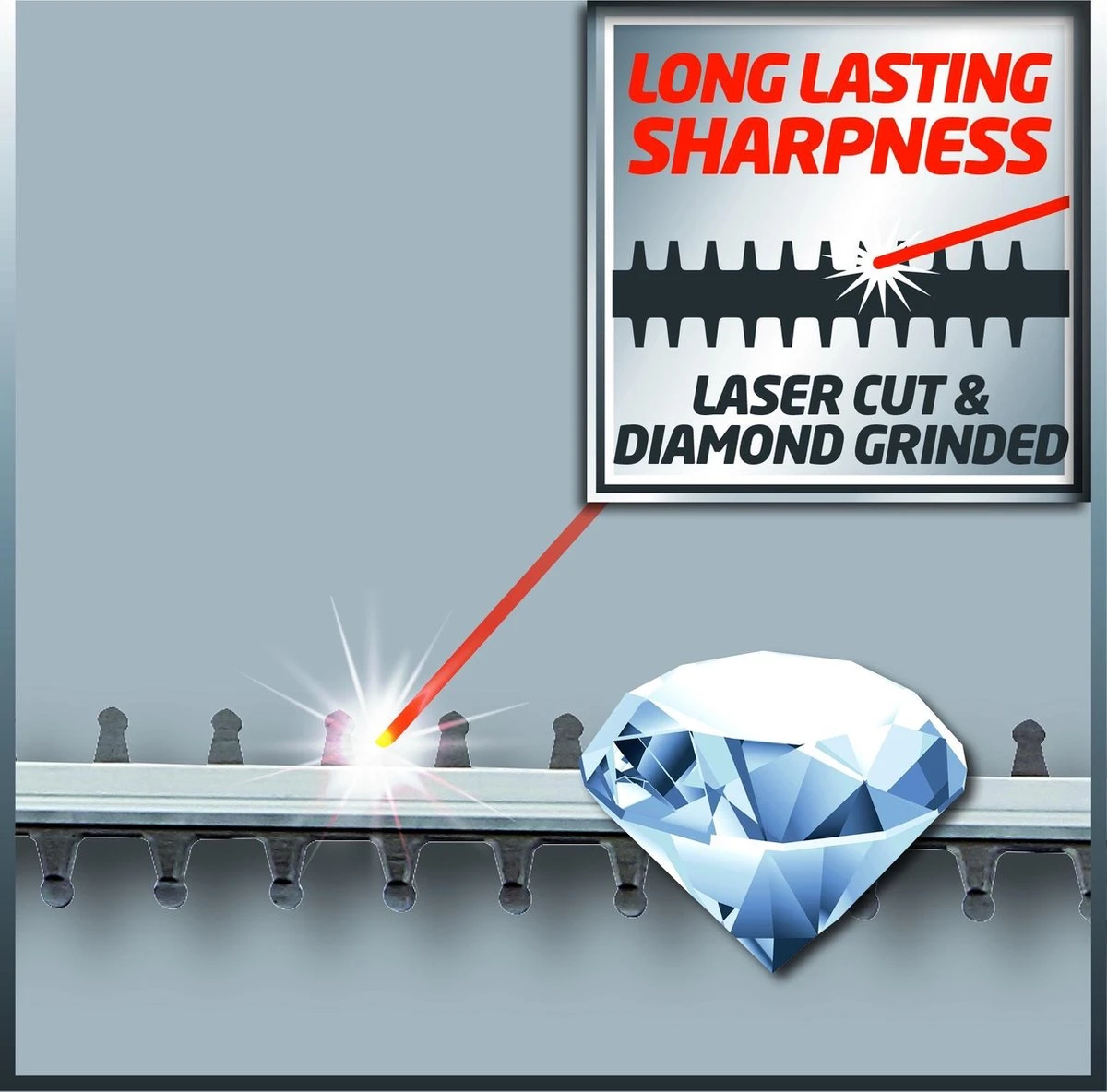 Einhell Telescoop Heggenschaar GC-HH 9048 (900 W - Snijkop Kantelbaar - Metalen Tandwielaandrijving - Telescopische Geleidesteel 50 Cm Verlengbaar - Extra Verstelbare Handgreep - Inclusief Draagriem) 3 Einhell Telescoop Heggenschaar GC-HH 9048 (900 W - Snijkop Kantelbaar - Metalen Tandwielaandrijving - Telescopische Geleidesteel 50 Cm Verlengbaar - Extra Verstelbare Handgreep - Inclusief Draagriem) - Afbeelding 3