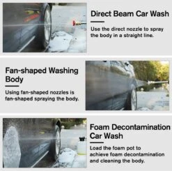 Merkloos Drillpro Elektrische Accu - Hogedrukreiniger - 30Bar - Multifunctioneel Mondstuk - Draagbaar Oplaadbaar Snoerloos - Zwart -Tuin En Buiten 1200x1191 2