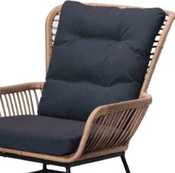 BUITEN Living Dex Wicker Loungestoel Tuin | Wicker + Aluminium | Bamboe Antraciet -Tuin En Buiten 1200x1192 1
